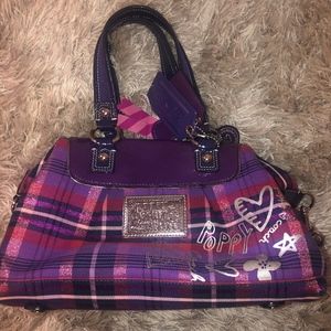 Coach Poppy Purple Handbag
